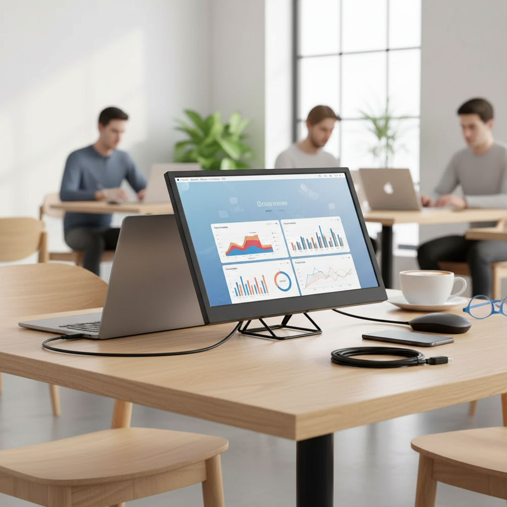 Portable Monitor Gaming Display (1366x768)