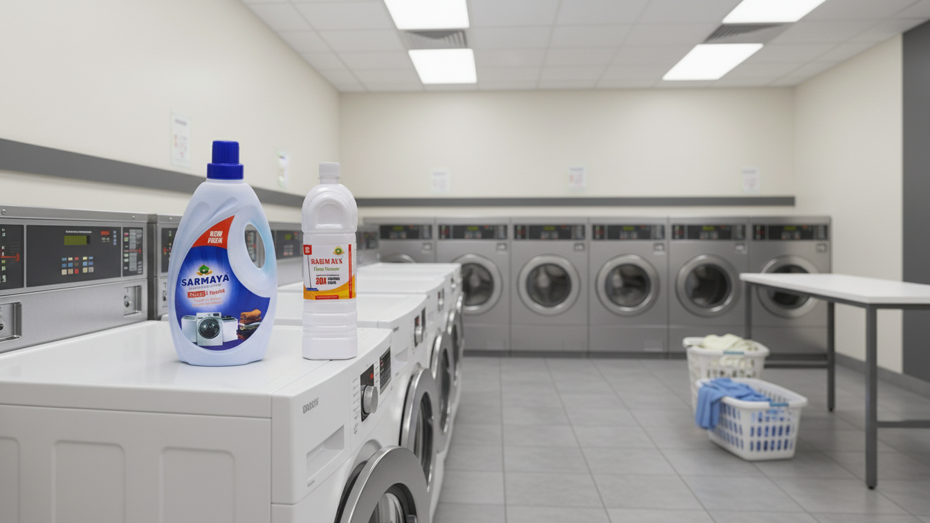 LIQUID DETERGENT 1 LTR & WHITE FLOOR CLEANER 1LTR