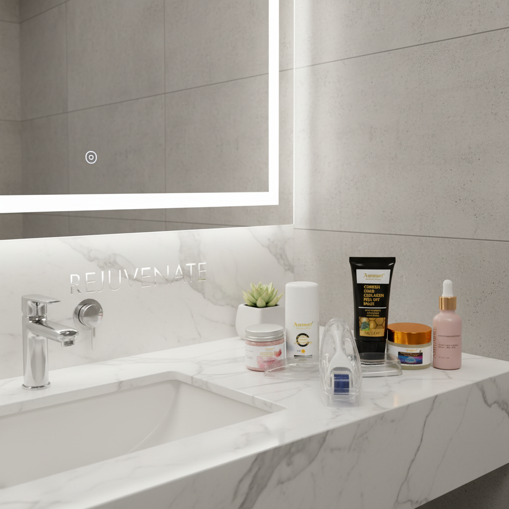 Paquete de cuidado de la piel antienvejecimiento Ammuri para una luminosidad juvenil