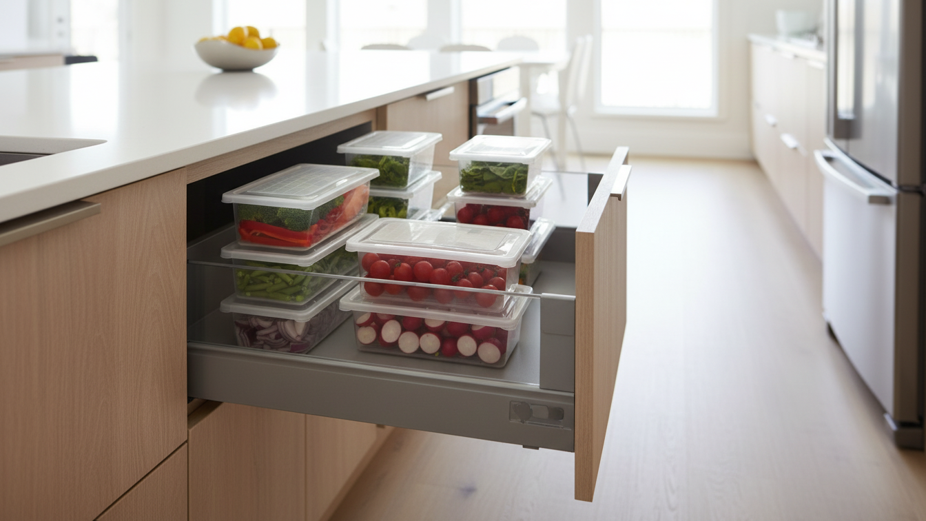 Fridge Storage Containers Pack of 6 – 1500ML