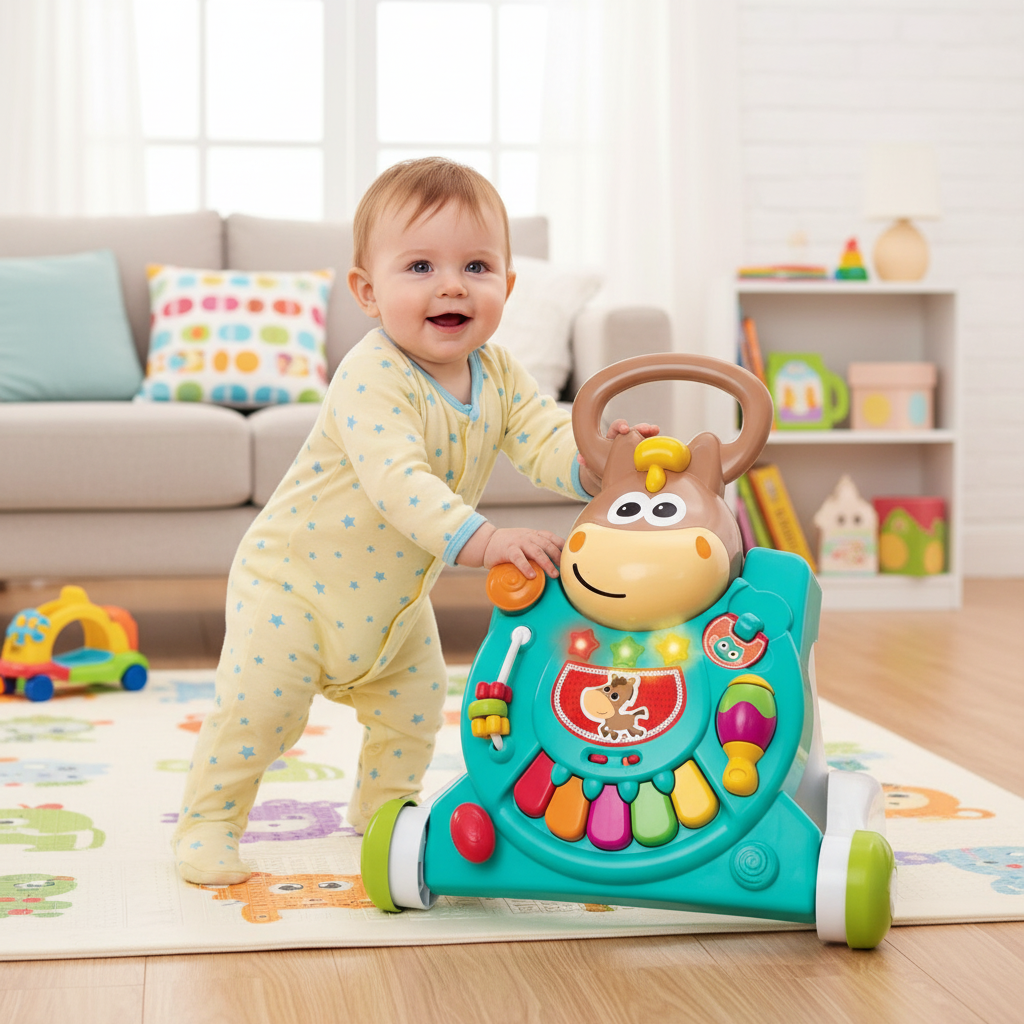 Caballo correpasillos 3 en 1 Pusher de B-kids - Multicolor 