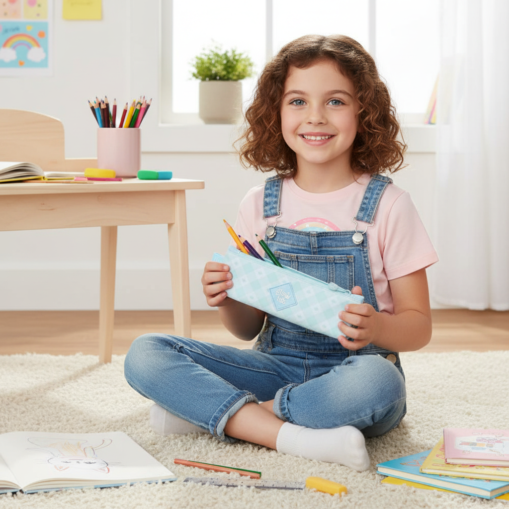 Bolsa de viaje Glowlab Kids Azul 20 x 6 x 1 cm Swan Estrecha