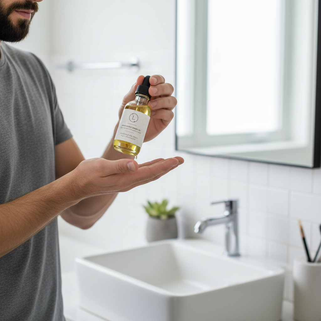 -Set de cuidado de la piel natural, fresco y terroso, Kit de cuidado personal para hombres con eucalipto