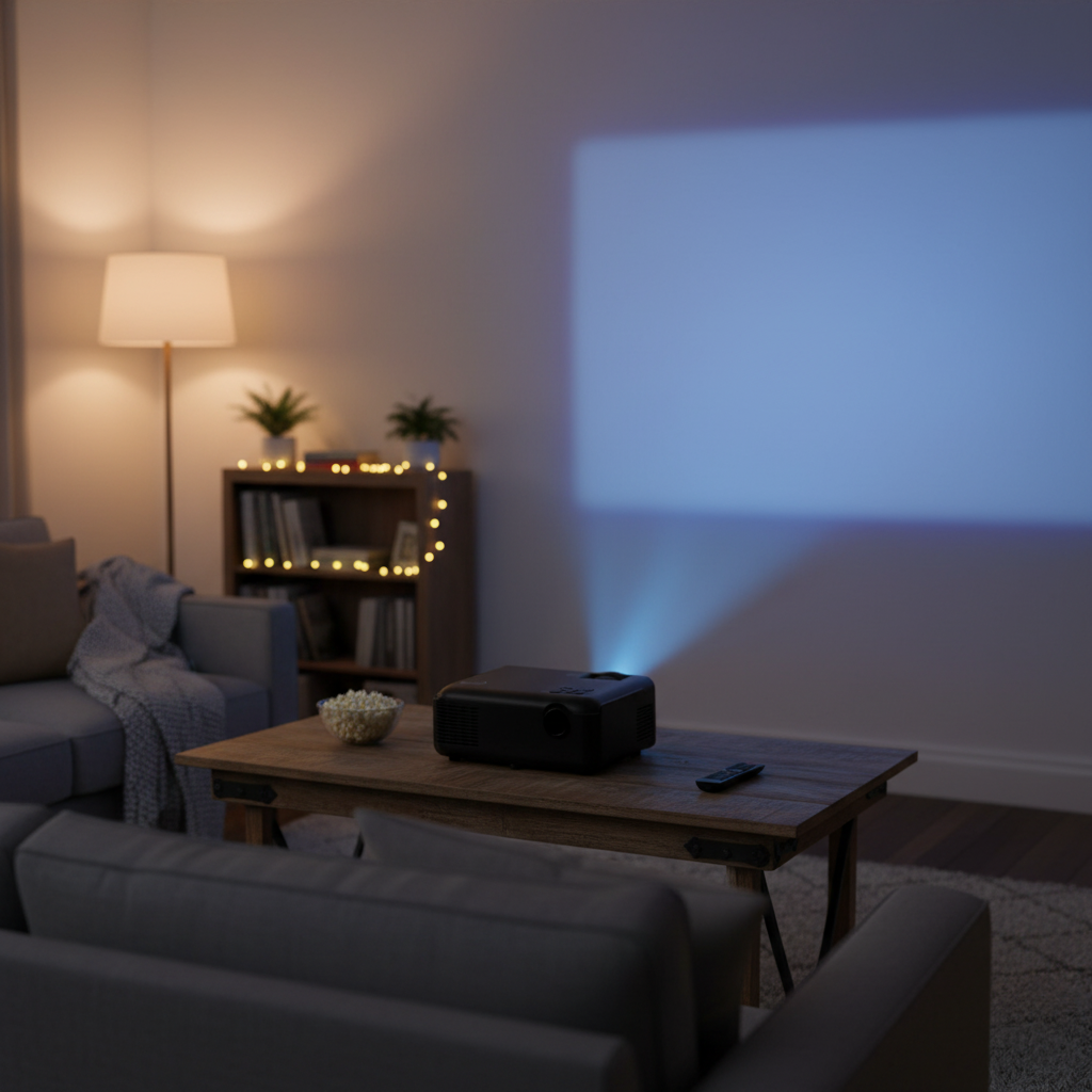 Supersonic Home Theater Projector with Bluetooth