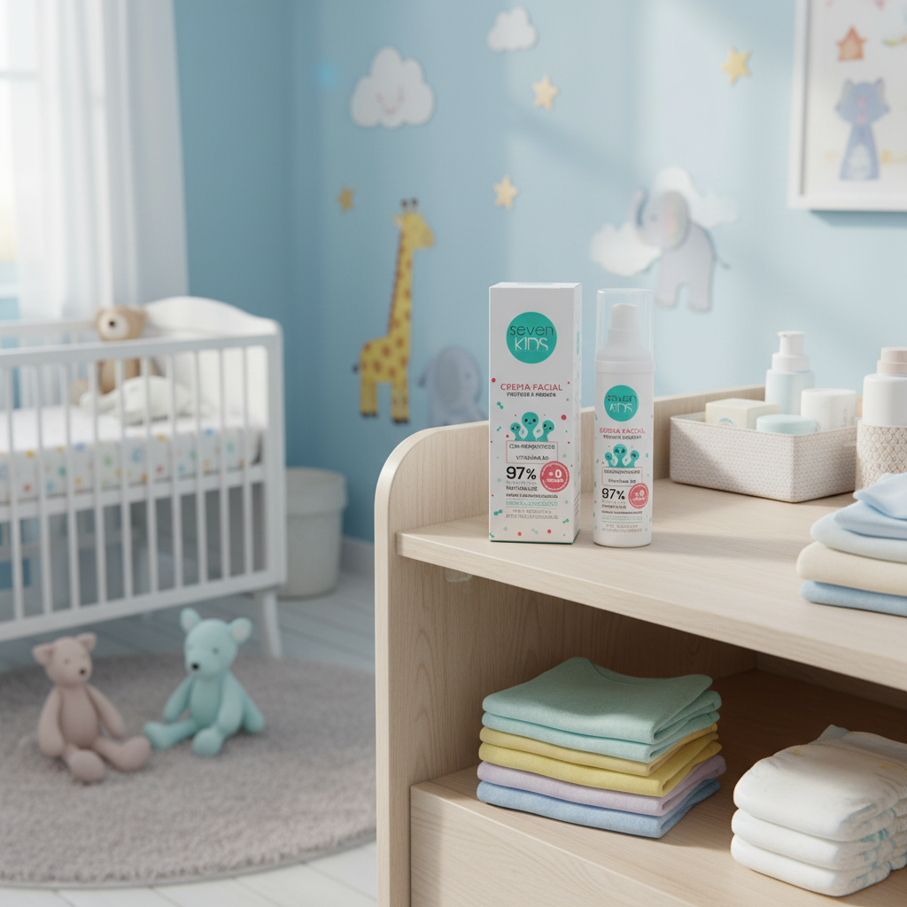 Crema facial SEVEN KIDS protege e hidrata 50 ml