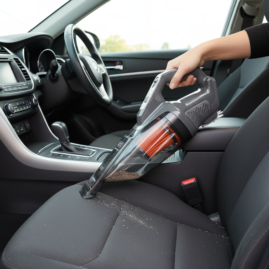 Lean Sport Car Vacuum Cleaner Remote Controlled 1:30 27 Mhz with Lights (BCHV001B)