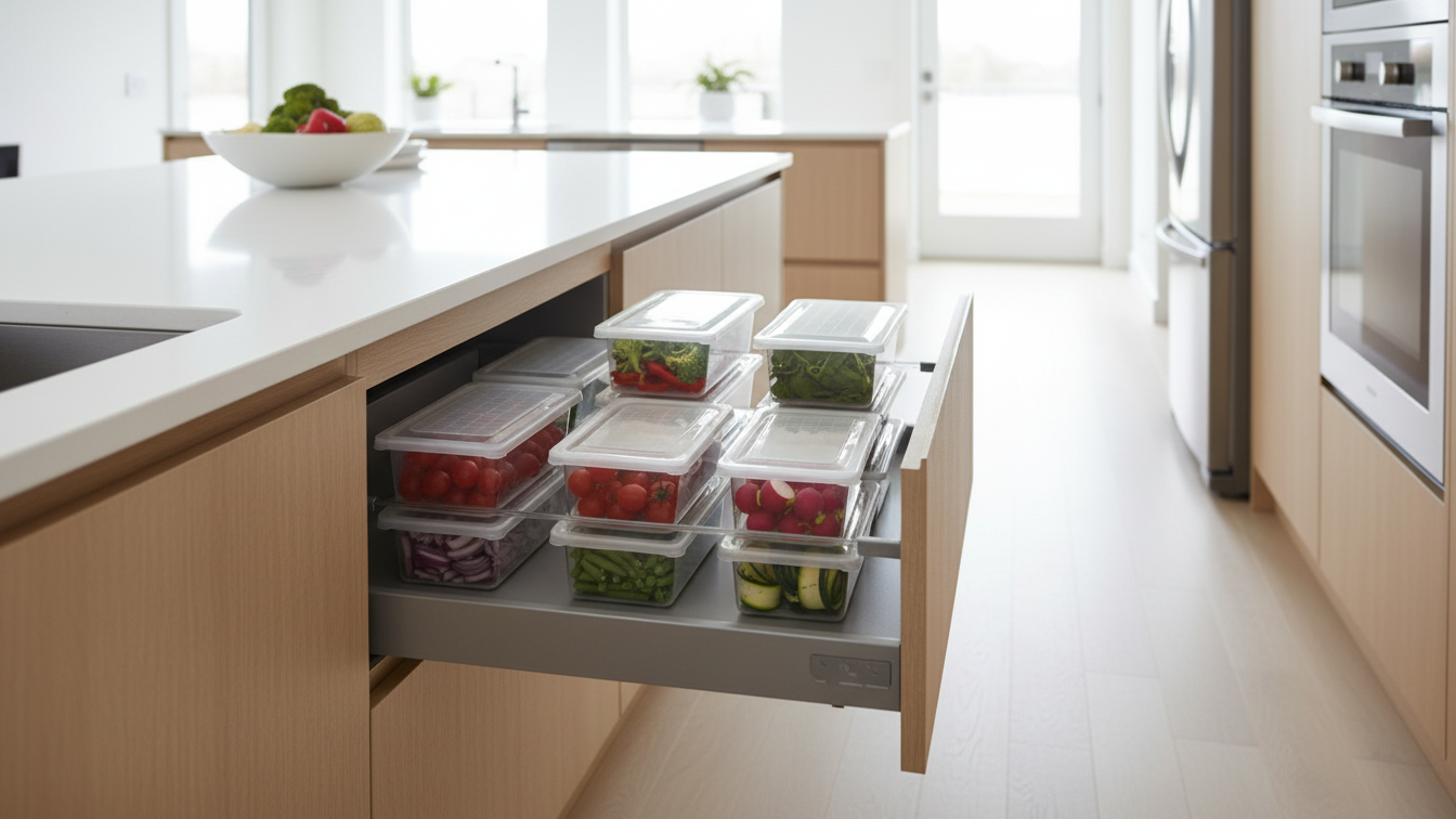 Fridge Storage Containers Pack of 6 – 1500ML