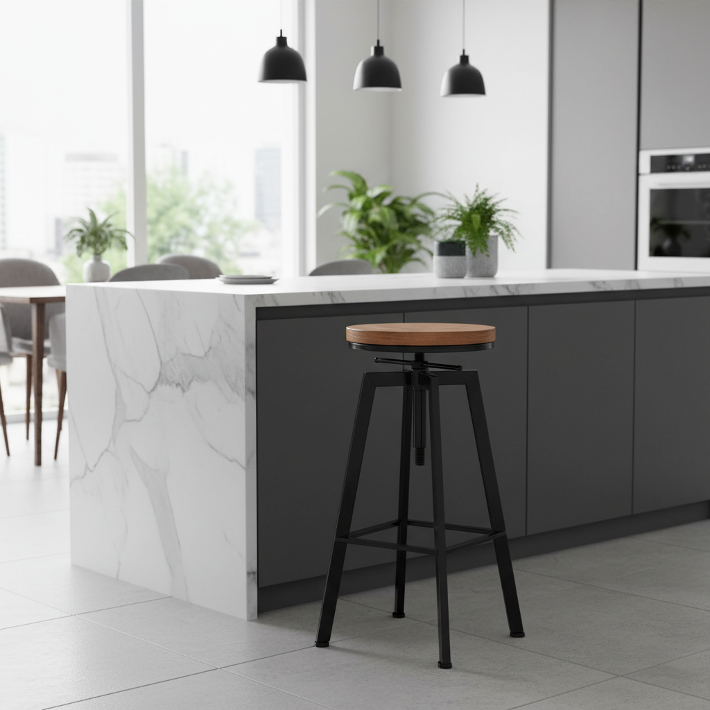 Taburetes de bar Levede Cocina industrial