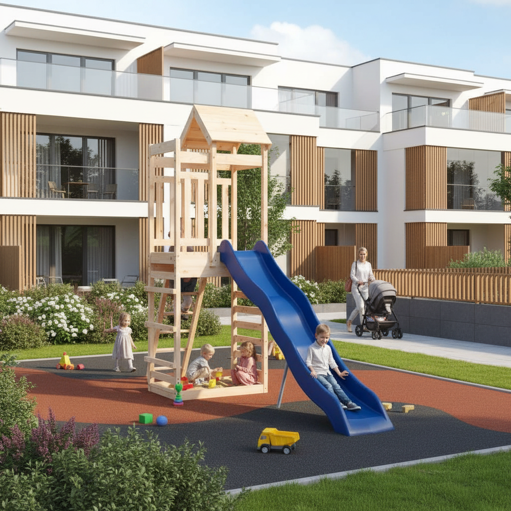 vidaXL Juego de exterior de madera maciza de pino