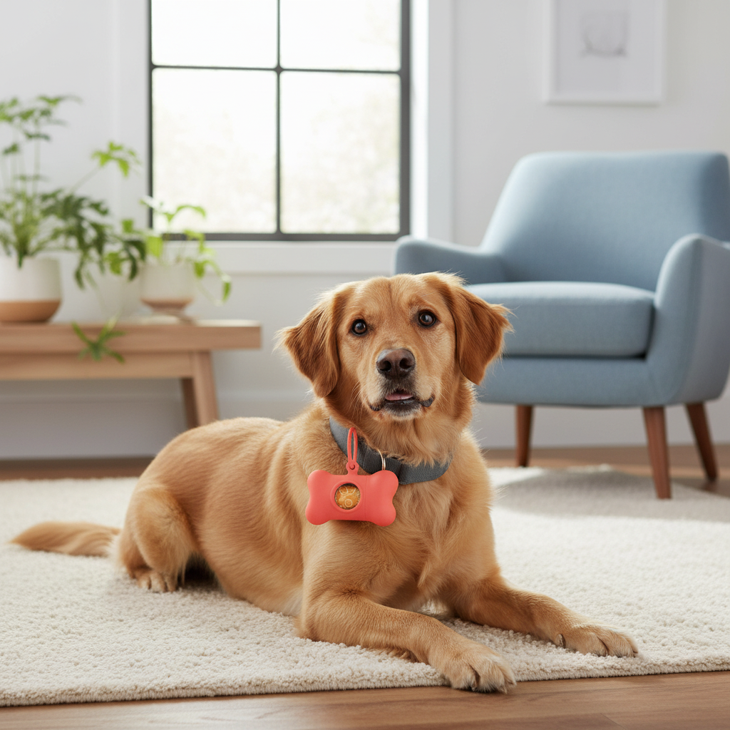 Pet Bag Dispenser United Pets Neon Pink