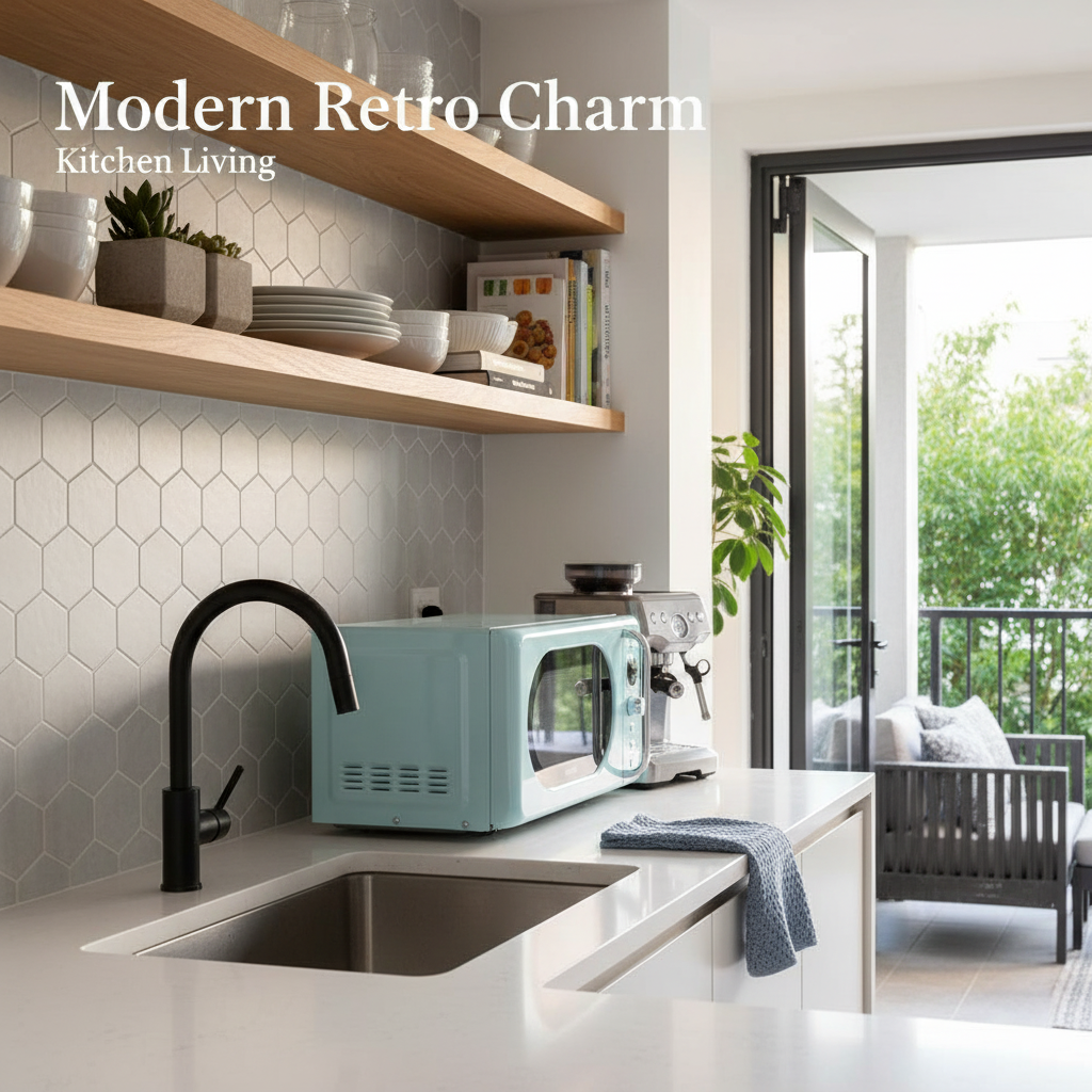 Horno microondas NNEDSZ Devanti 20L 800W Azul