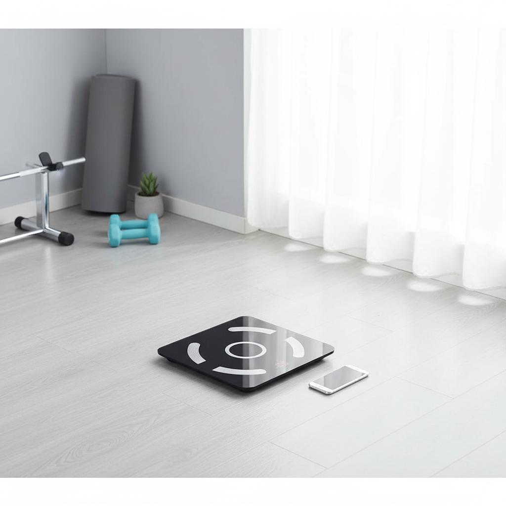 2X Wireless Bluetooth Digital Body Fat Scale Bathroom Weighing Scales Health Analyzer Weight Black NNEAGS