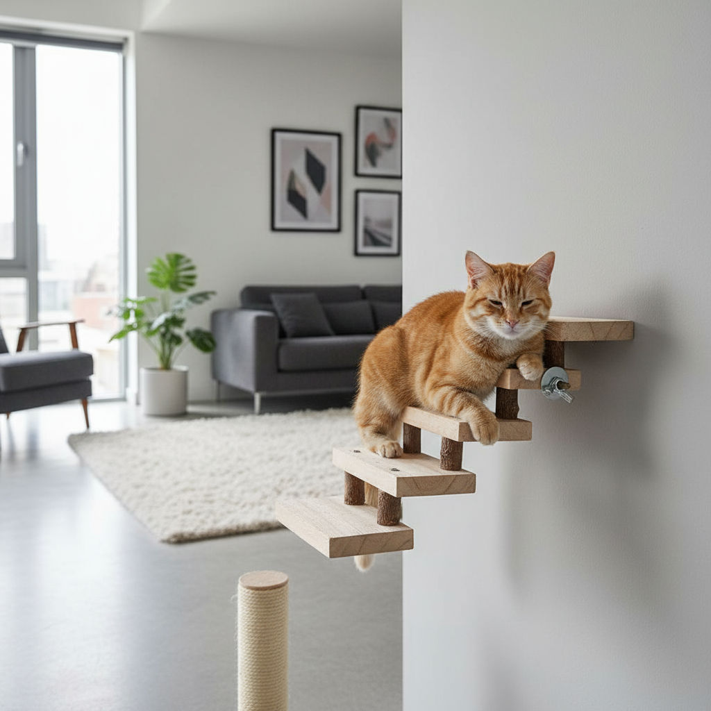 Wooden Pet Staircase Toy: A Fun And Functional Way To Keep Your Pet Active
