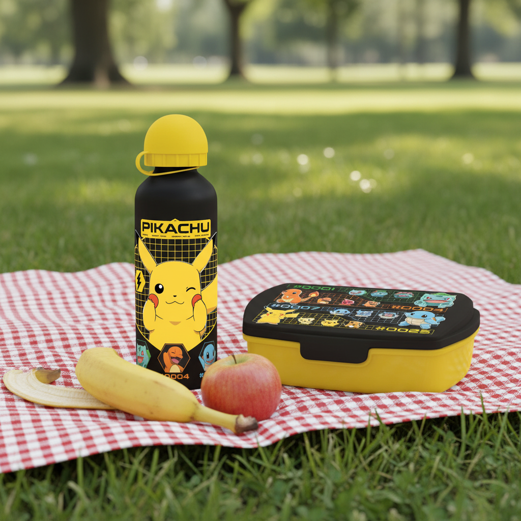 Lonchera y botella de agua KiDS (licencia Pokémon KiDS) (PK00035) 