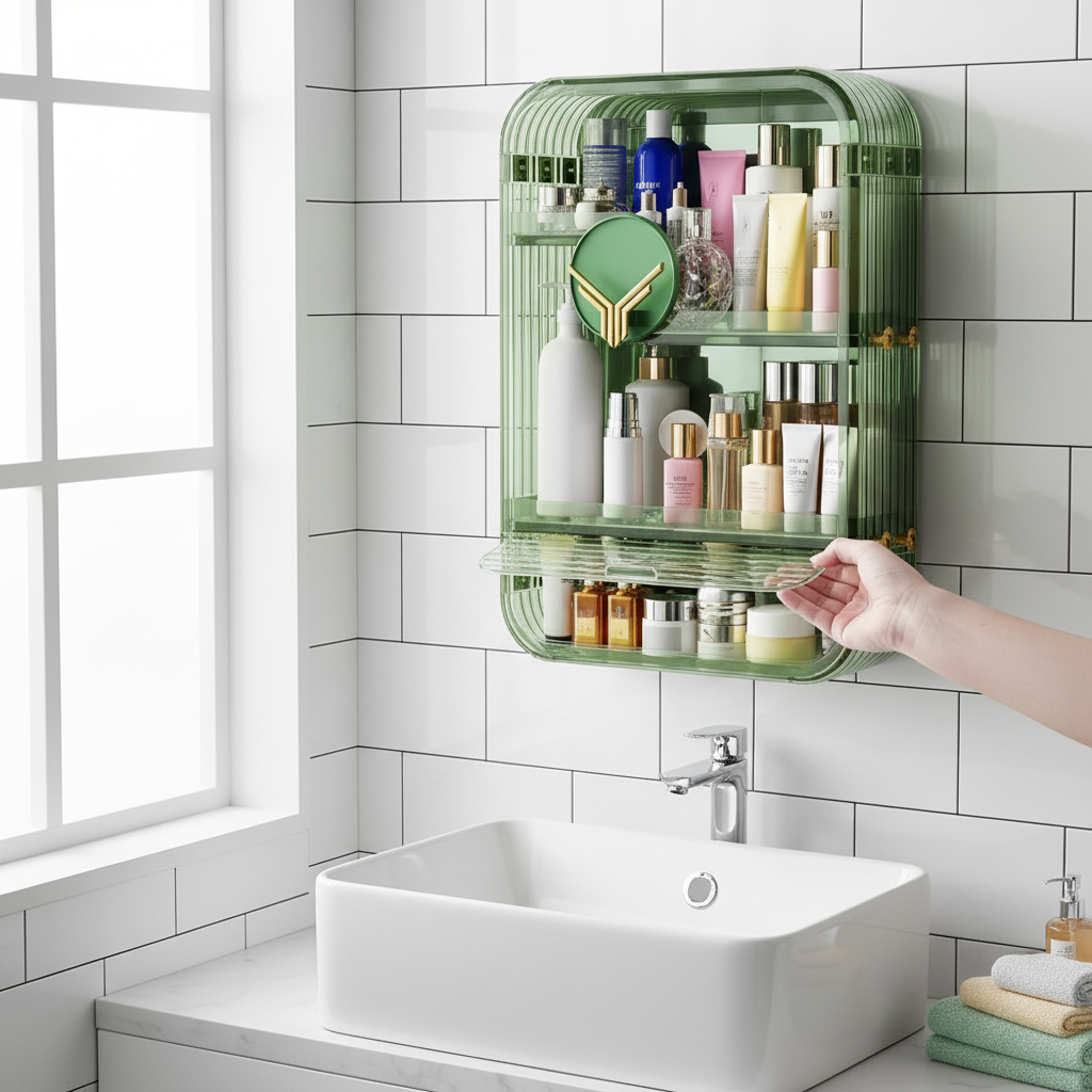 space-saving Wall Floating Bathroom Cabinet