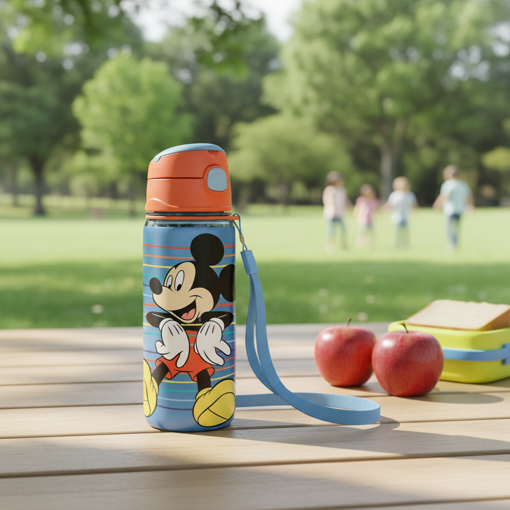 Botella de agua Kids Licensing Aluminio 600 ml