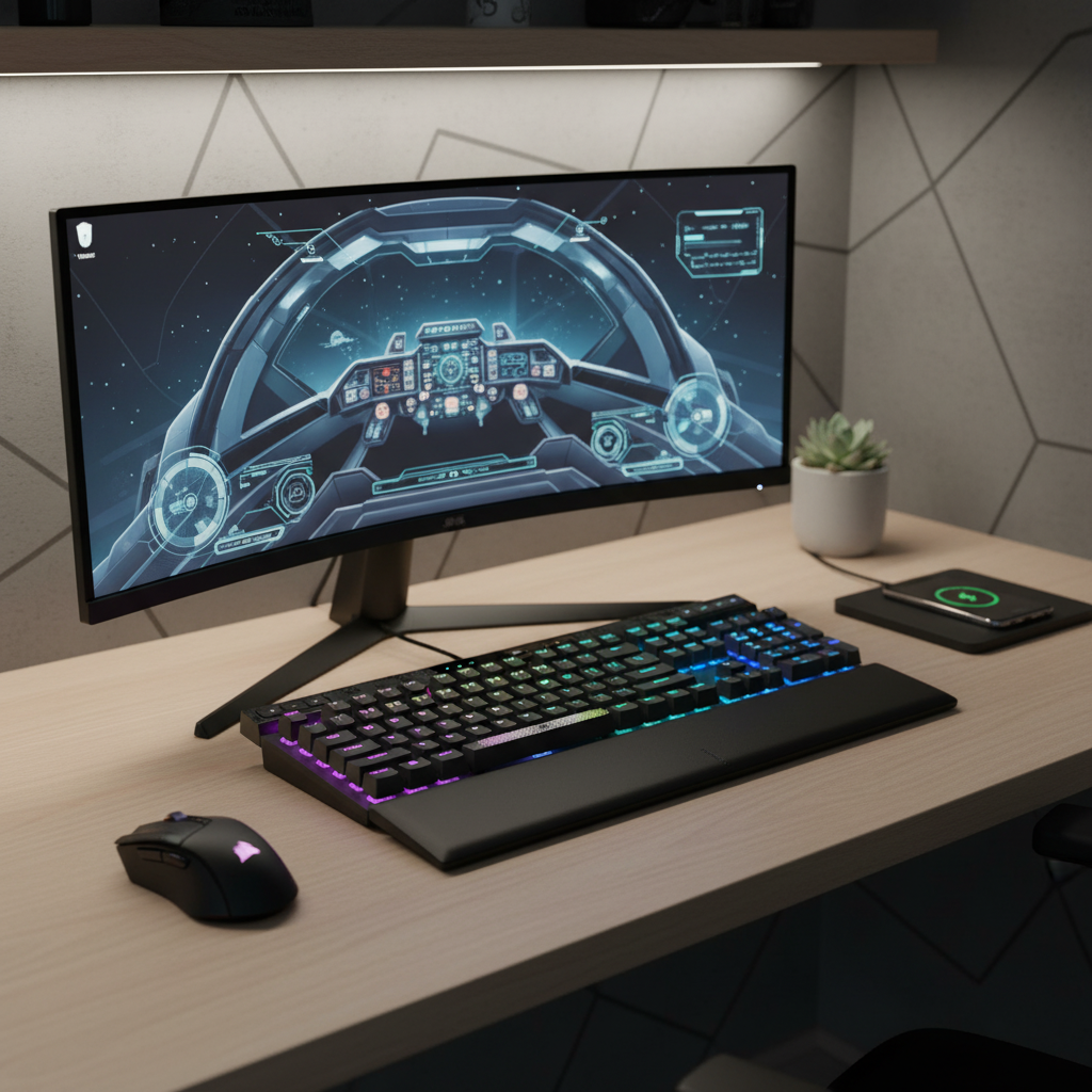 Keyboard Corsair K70 MAX RGB Magnetic-Mechanical Gaming Adjustable CORSAIR MGX Switc0hes NA keyboard Steel Grey (CH-910961G-NA) (CH-910961G-NA)