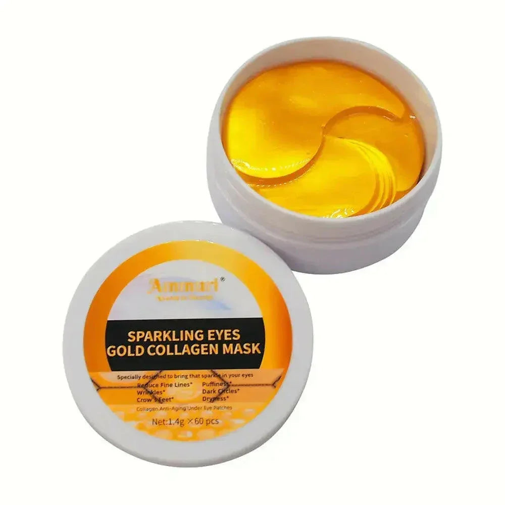 Parches de oro de 24 quilates para el contorno de ojos de Ammuri Skincare para una piel radiante