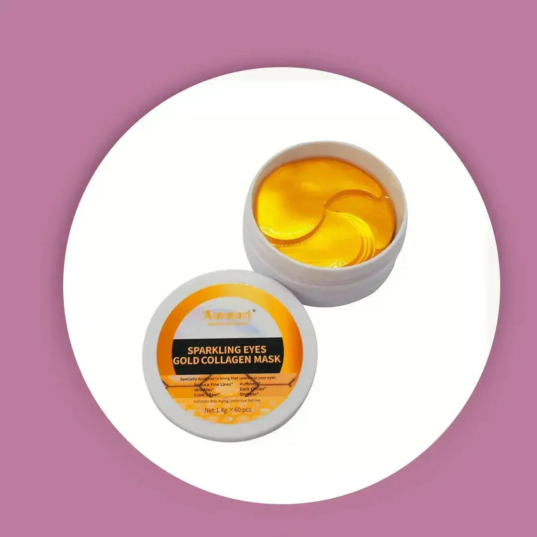 Parches de oro de 24 quilates para el contorno de ojos de Ammuri Skincare para una piel radiante