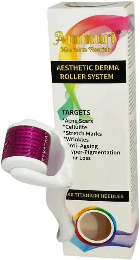 Sistema de cuidado de la piel Derma Roller de Ammuri Beauty para una piel joven