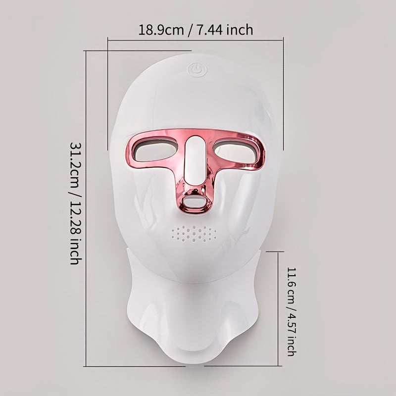Mascarilla facial LED NNETM para el cuidado de la piel femenina (7 colores)