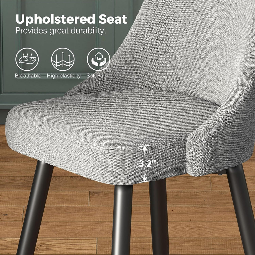 Cómodos taburetes giratorios para la barra de la cocina