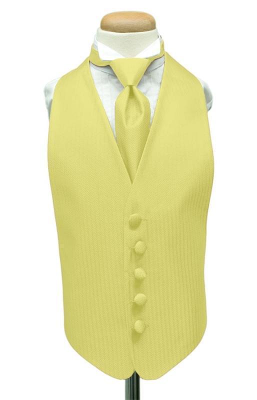 Herringbone Kids Tuxedo Vest