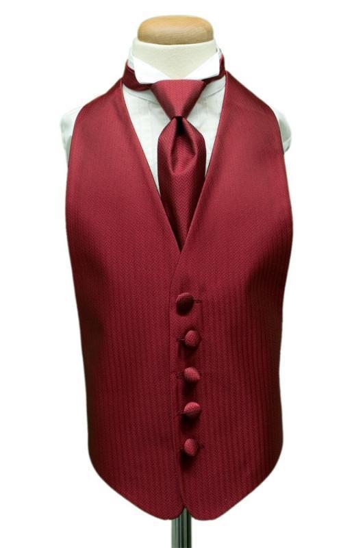 Herringbone Kids Tuxedo Vest