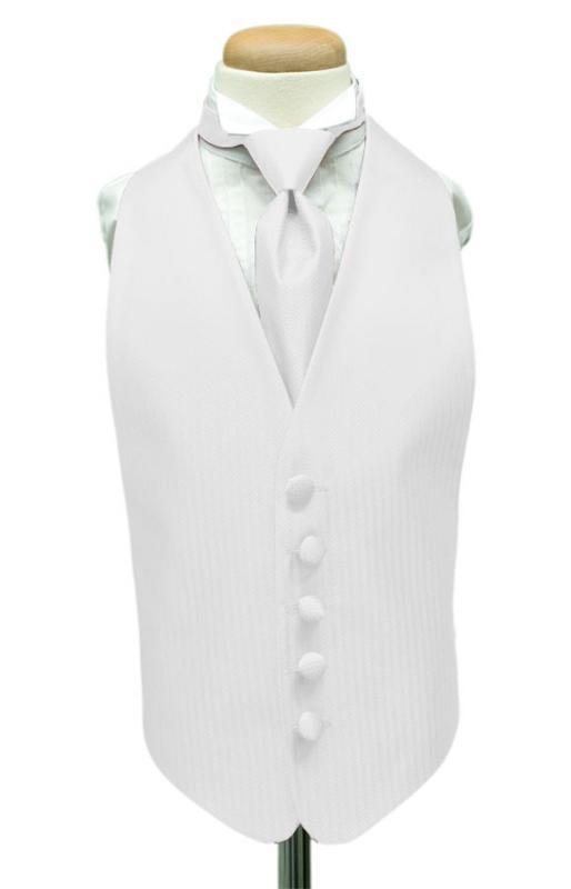 Herringbone Kids Tuxedo Vest