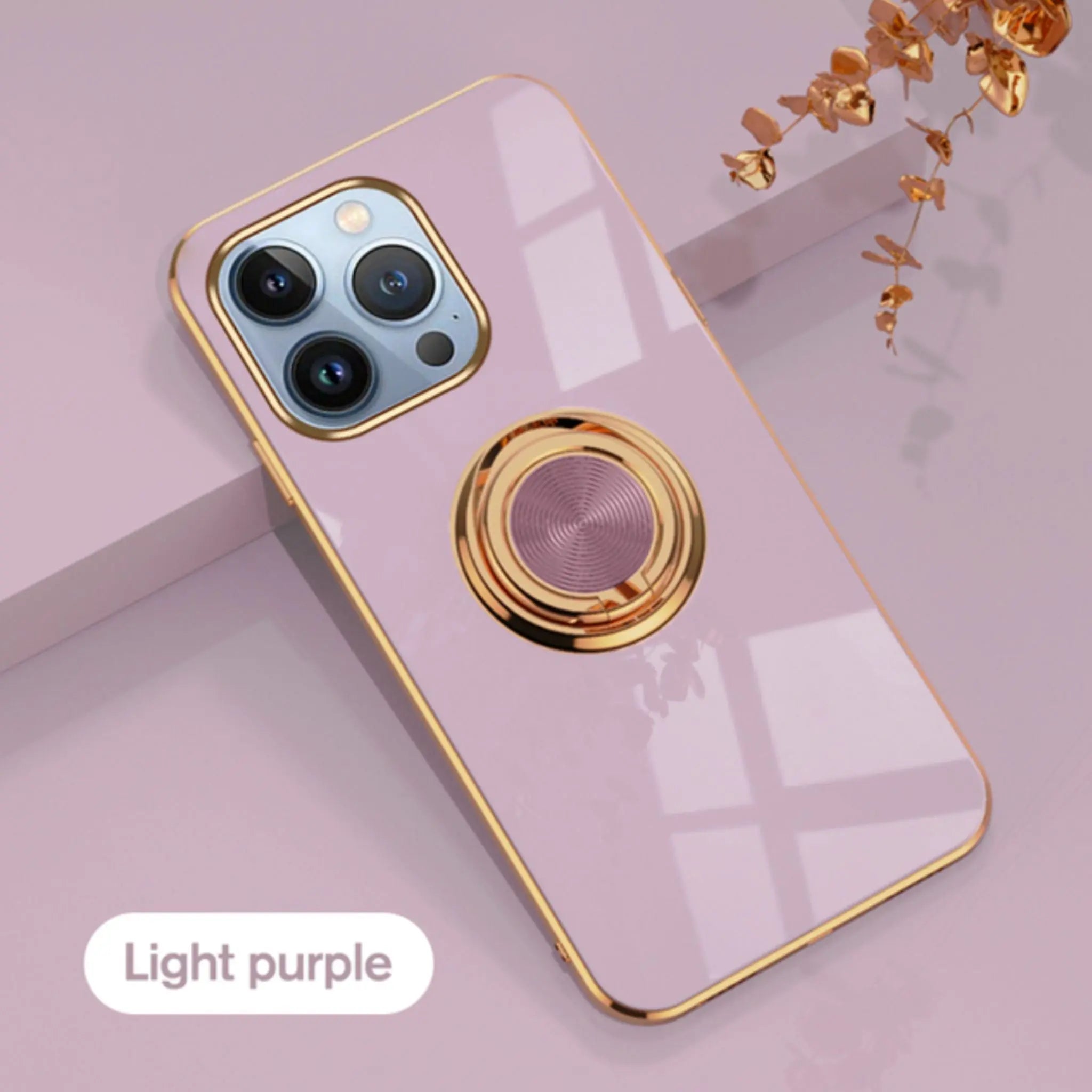 Funda con soporte de anillo magnético Ringora Anacotte para iPhone 14