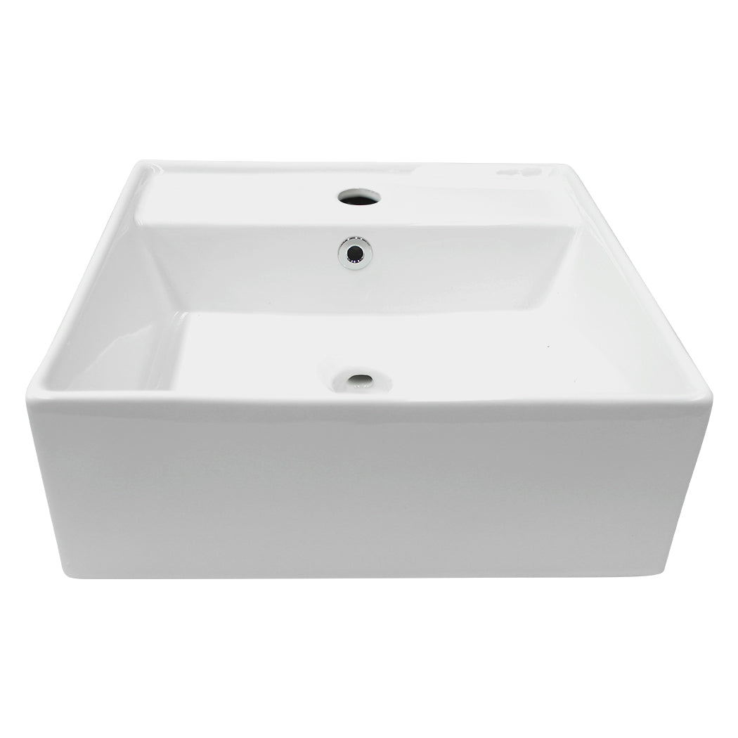 NNEIDS Ceramic Basin Bathroom Wash Counter