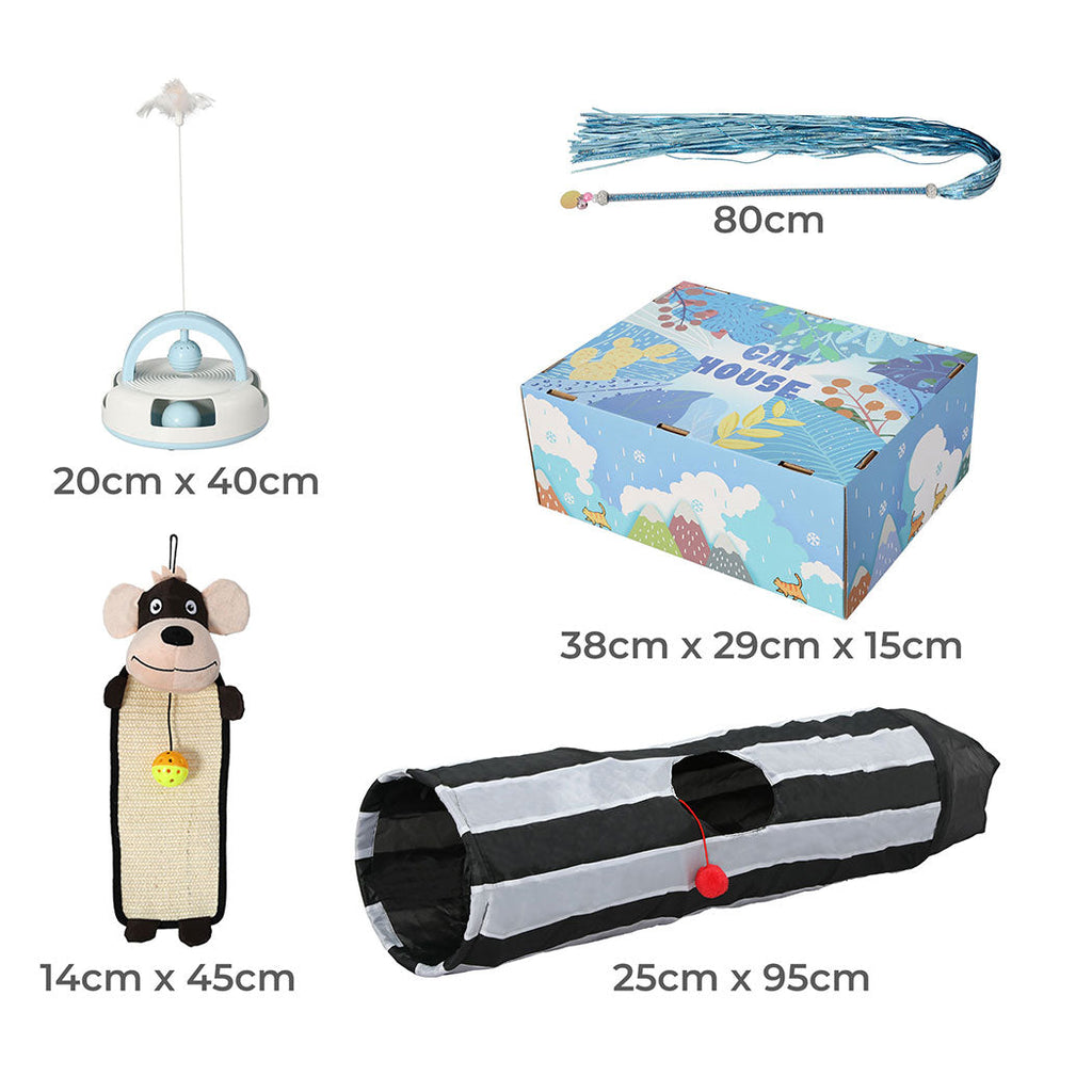 PaWz Interactive Pet Toy Set Cat Tunnel