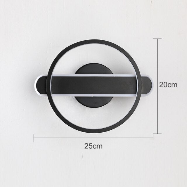 Lámparas de pared LED minimalistas nórdicas para sala de estar, dormitorio, mesita de noche, iluminación de lectura, 29 W, CA 85-265 V, decoración de pasillos.