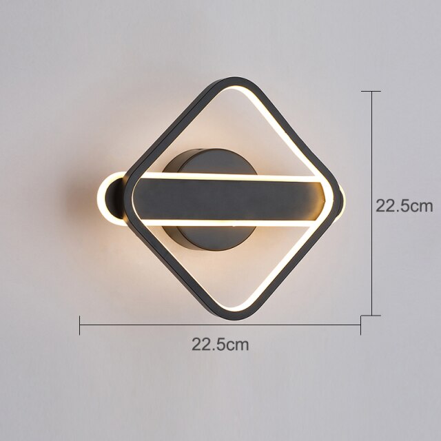 Lámparas de pared LED minimalistas nórdicas para sala de estar, dormitorio, mesita de noche, iluminación de lectura, 29 W, CA 85-265 V, decoración de pasillos.