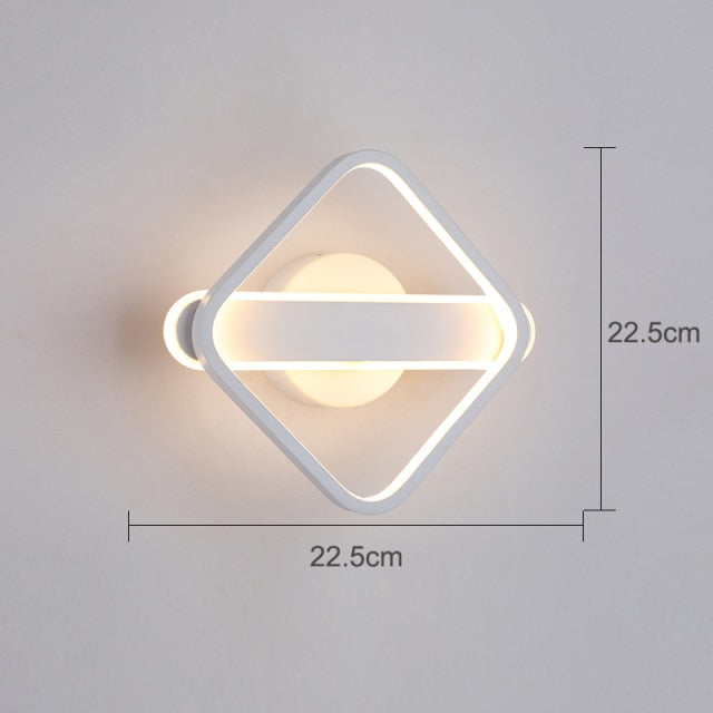 Lámparas de pared LED minimalistas nórdicas para sala de estar, dormitorio, mesita de noche, iluminación de lectura, 29 W, CA 85-265 V, decoración de pasillos.