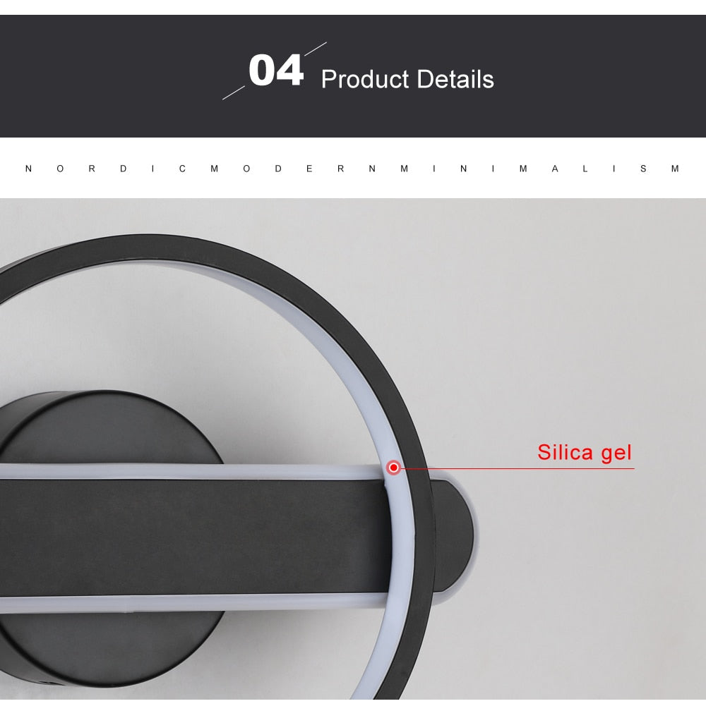 Lámparas de pared LED minimalistas nórdicas para sala de estar, dormitorio, mesita de noche, iluminación de lectura, 29 W, CA 85-265 V, decoración de pasillos.