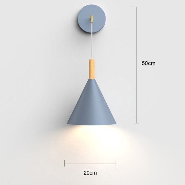 Lámpara de pared LED E27 moderna de estilo nórdico, apliques de simplicidad creativa, iluminación para interiores, hogar, cocina, mesita de noche, dormitorio, sala de estar, decoración