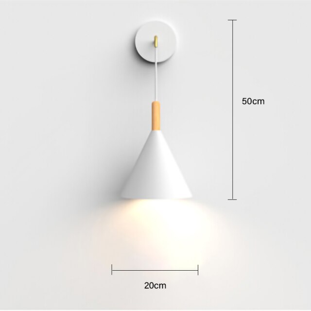 Lámpara de pared LED E27 moderna de estilo nórdico, apliques de simplicidad creativa, iluminación para interiores, hogar, cocina, mesita de noche, dormitorio, sala de estar, decoración