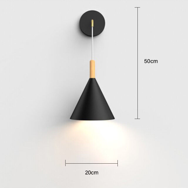 Lámpara de pared LED E27 moderna de estilo nórdico, apliques de simplicidad creativa, iluminación para interiores, hogar, cocina, mesita de noche, dormitorio, sala de estar, decoración