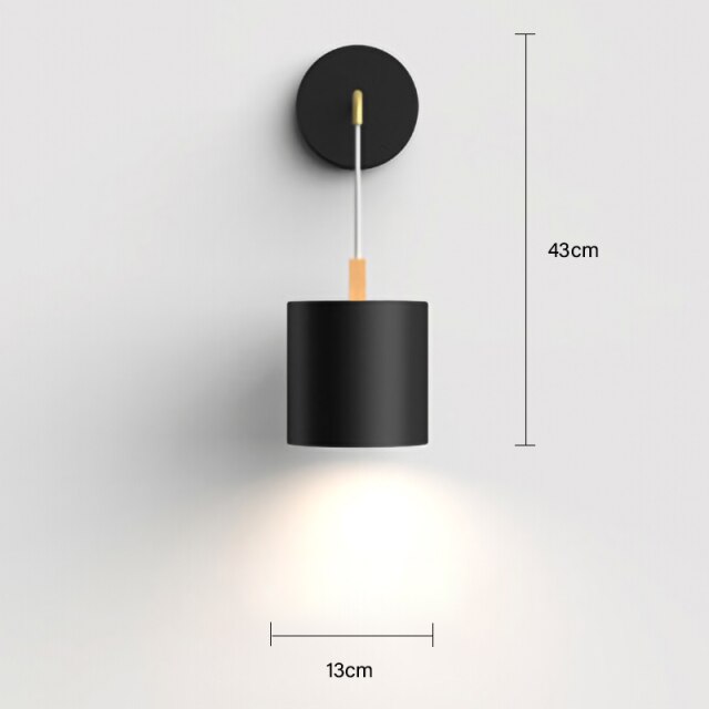 Lámpara de pared LED E27 moderna de estilo nórdico, apliques de simplicidad creativa, iluminación para interiores, hogar, cocina, mesita de noche, dormitorio, sala de estar, decoración
