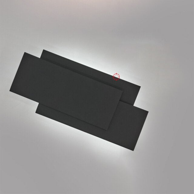 Lámpara de pared LED de creatividad moderna, apliques de aluminio acrílico Simplicity, iluminación interior para dormitorio, mesita de noche, sala de estar, cocina, pasillo