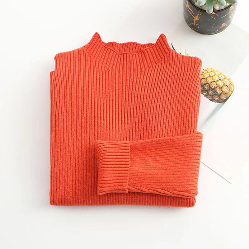 Kids Solid Arrival Knit Sweater