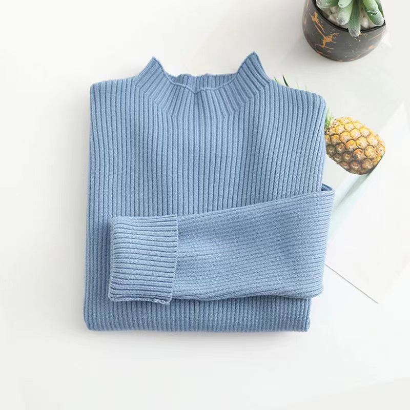 Kids Solid Arrival Knit Sweater