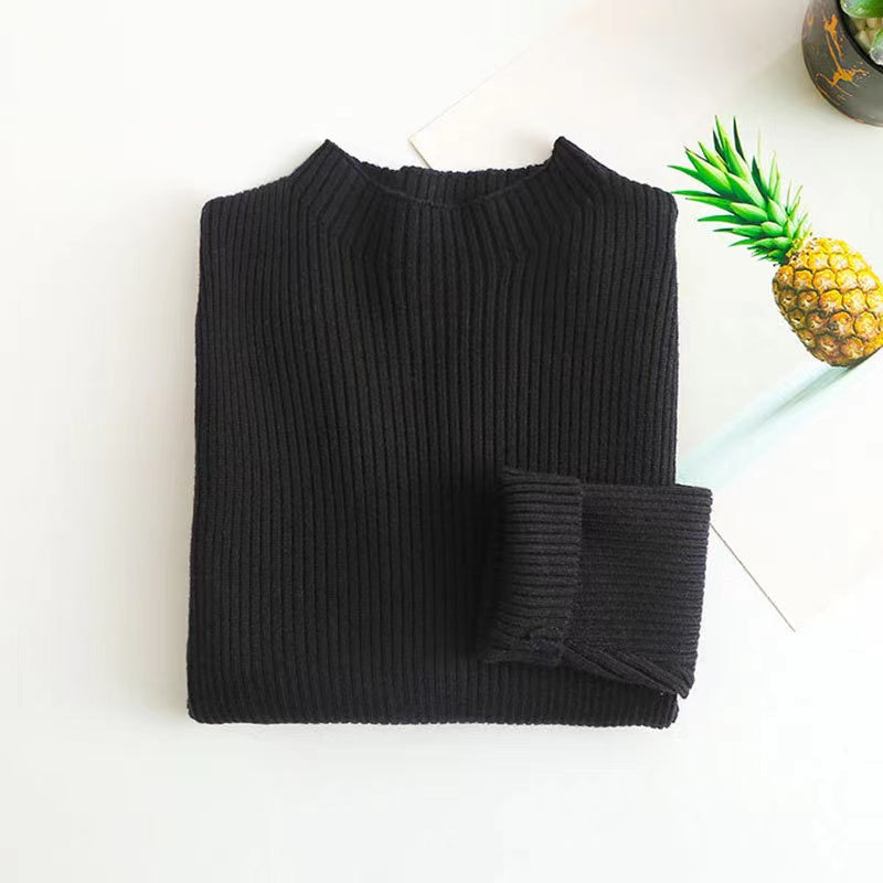 Kids Solid Arrival Knit Sweater
