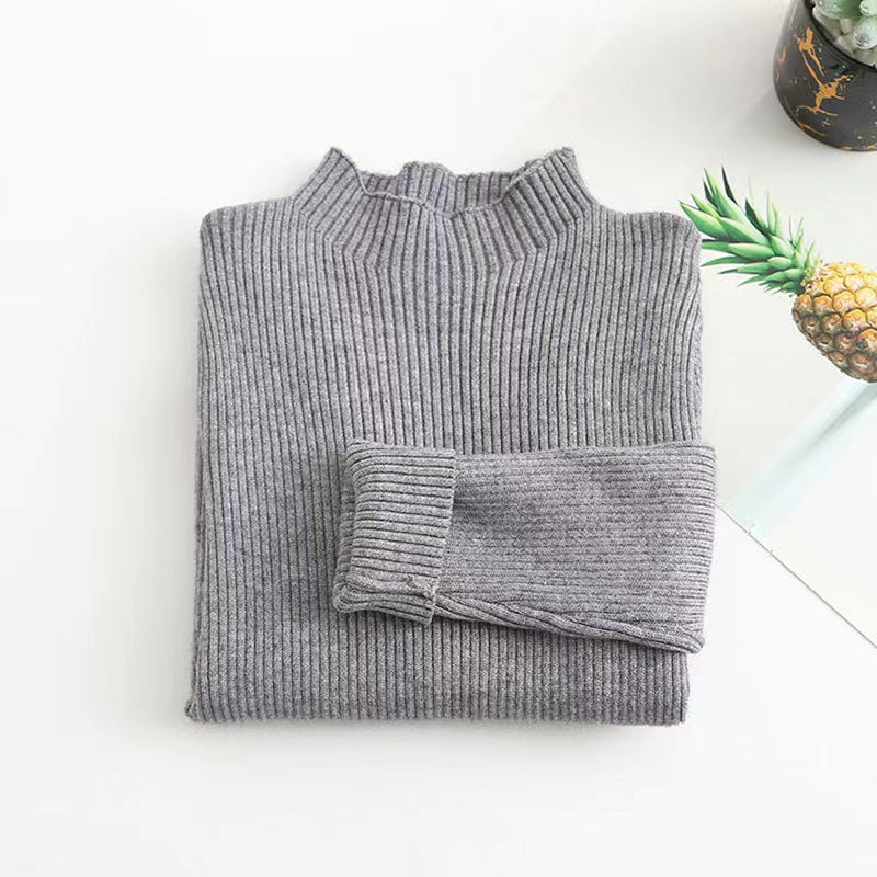 Kids Solid Arrival Knit Sweater