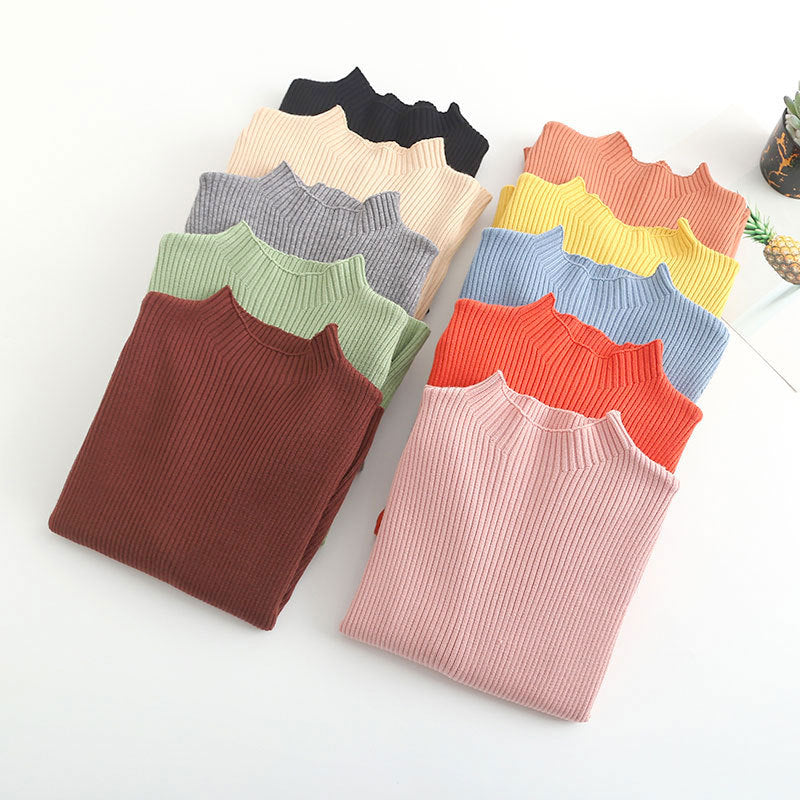 Suéter de punto liso para niños