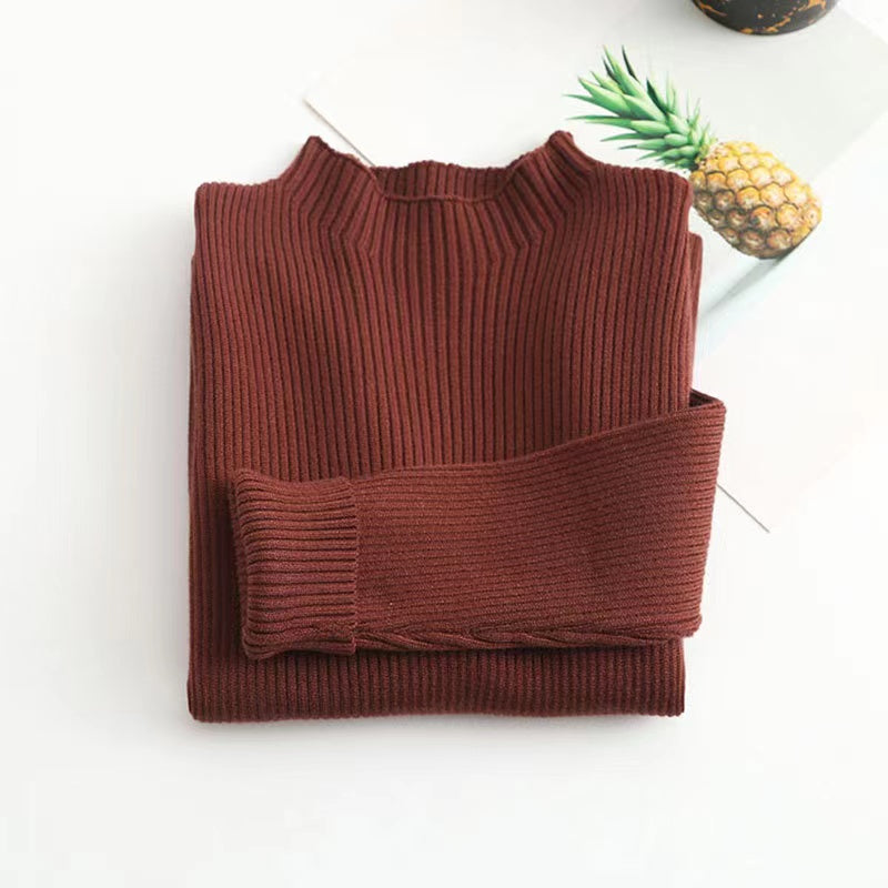 Kids Solid Arrival Knit Sweater