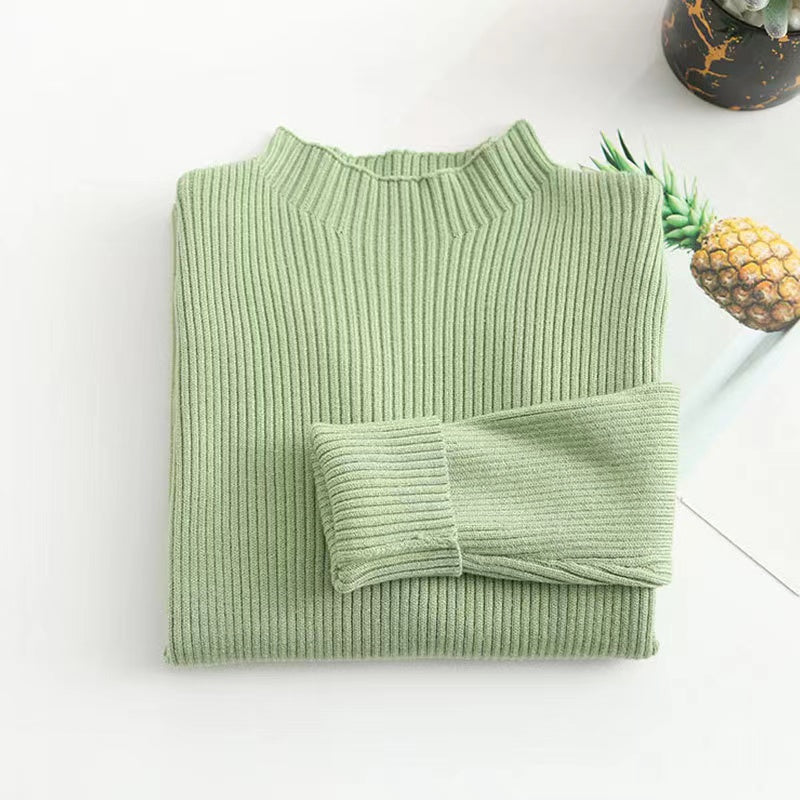 Kids Solid Arrival Knit Sweater