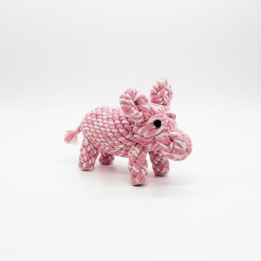 Peony Piglet Pet Toy | Premium | Sustainable